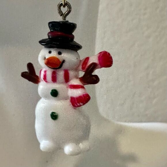 Snowman earrings - Picture 3 of 8